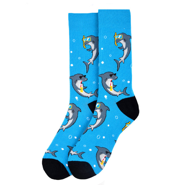 Deep Blue Sea-Haute Socky