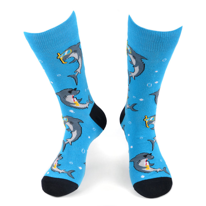 Deep Blue Sea-Haute Socky